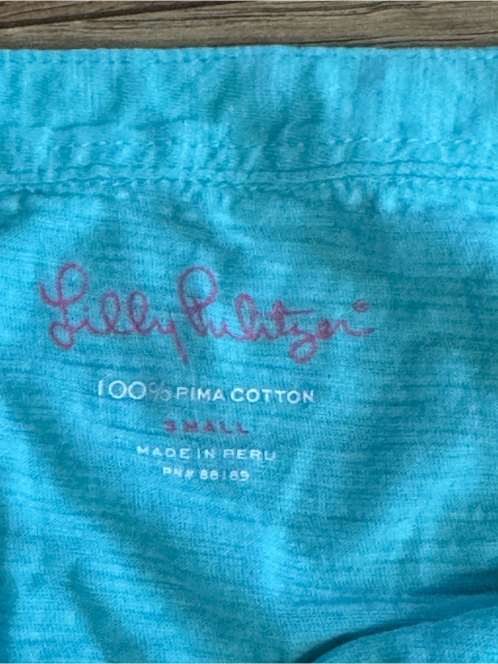 Lilly Pulitzer Turquoise Ruffle-Front Racerback Tank - Picture 2 of 2